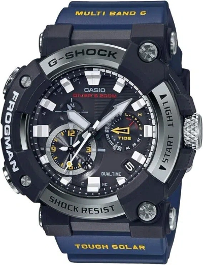 Pre-owned G-shock Casio Watch  Gwf-a1000-1a2jf Frogman Carbon Stainless Steel Case Japan