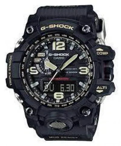 Pre-owned G-shock Casio Watch Gwg-1000-1a  Mudmaster Tough Solar Japan