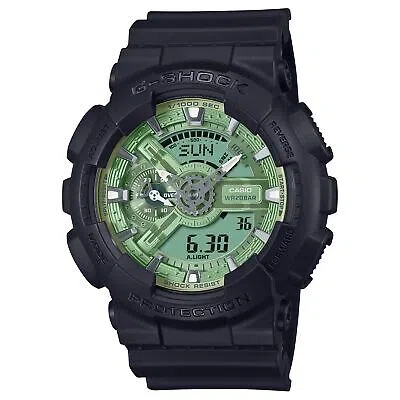 Pre-owned G-shock Color Dial Series Ga110cd-1a3 Watch Black