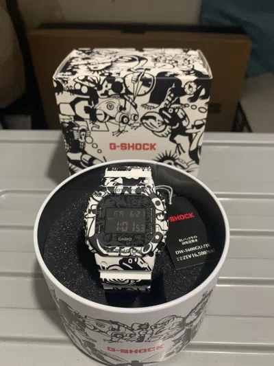 Pre-owned G-shock Dw5600gu In Black