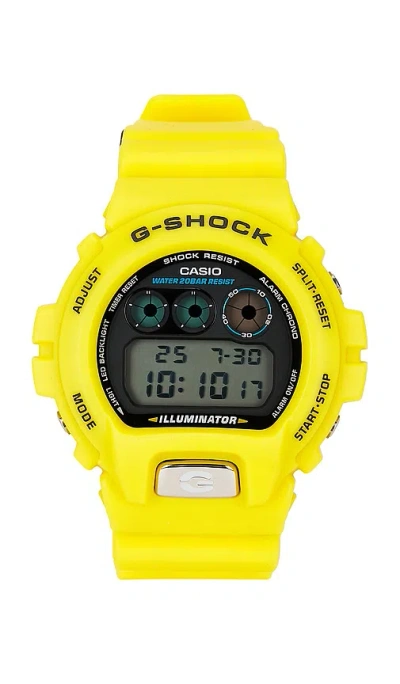 G-shock Dw6900 Anniversary Series Watch In Yellow