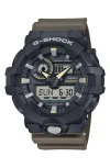 G-shock Ga-710-1a Ana-digi Bracelet Watch, 53.4mm In Green