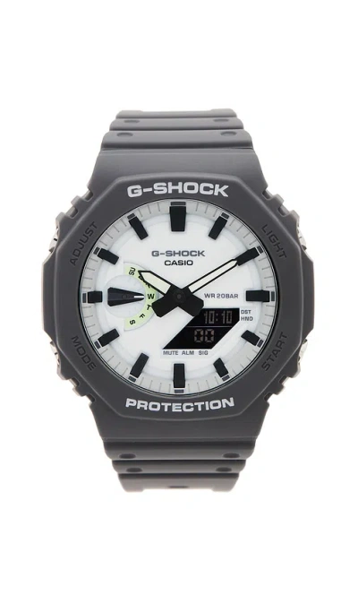 G-shock Ga2100 Hidden Glow Series Watch In Black