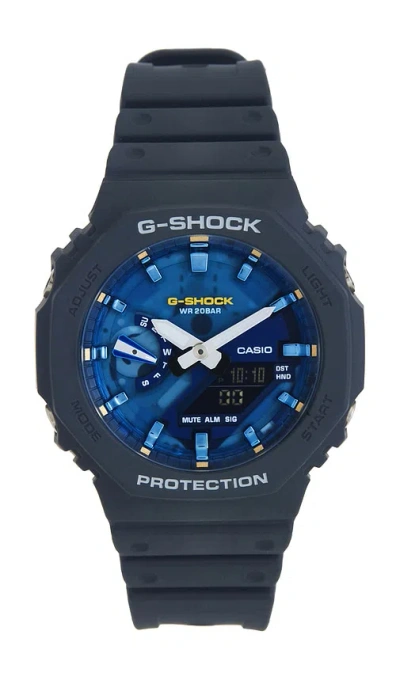G-shock Ga2100 Oasis Series Watch In Blue