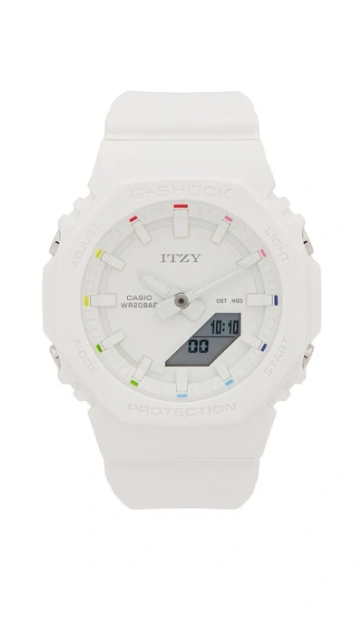 G-shock Gmap2100 X Itzy Watch In Itzy White