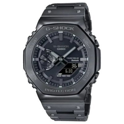 Pre-owned G-shock Gmb2100bd-1a Full Metal Casioak Black Bluetooth Solar