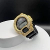 Pre-owned G-shock Gold/stainless Steel Cz Casio  Dw6900-1v