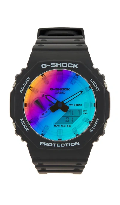 G-shock Iridescent Series Watch In Black