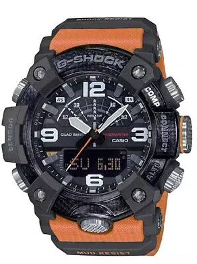 Pre-owned G-shock Men Chronograph Analog-digital Blk Dial Mudmaster Watch Ggb1001a9