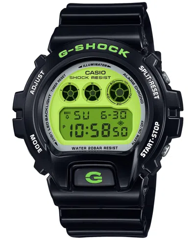 G-shock Men's Digital Black Resin Strap Watch 50mm, Dw6900rcs-1