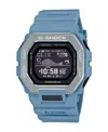 G-shock Men's Digital Blue Resin Watch, 46mm Gbx100-2a In Blue