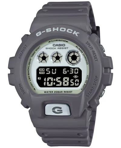 G-shock Men's Digital Gray Resin Strap Watch 50mm, Dw6900hd-8