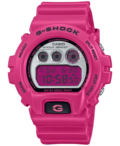 G-shock Men's Digital Pink Resin Strap Watch 50mm, Dw6900rcs-4
