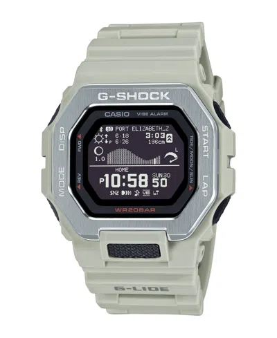 G-shock Men's Digital Tan Resin Watch, 46mm Gbx100-8 In Beige,khak