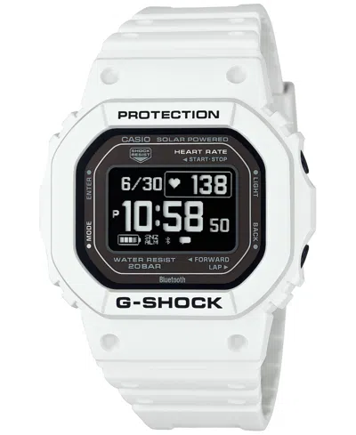 G-shock Men's Digital White Resin Strap Watch 45mm, Dwh5600-7