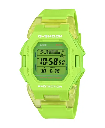 G-shock Men's Digital Yellow Resin Watch, 46.3mm Gdb500s-3