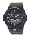 G-shock Men's Japanese Quartz Black Resin Watch, 53.4mm, Ga710tu-1a3 In Black