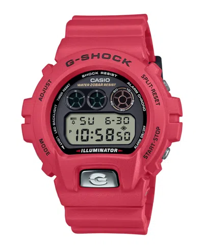 G-shock Men's Japanese Quartz Red Resin Watch, 50mm