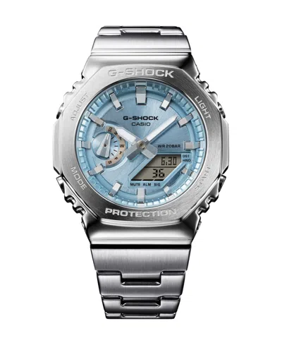G-shock Men's Japanese Quartz Silver Tone Stainless Steel Watch, 49.3mm, Gms2110d-2a