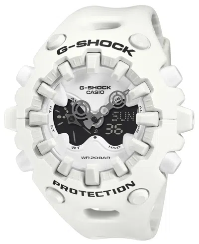 G-shock Men's Japanese Quartz White Resin Watch, 58.2mm