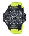 G-shock Men's Japanese Quartz Yellow Resin Watch, 54.7mm In Yellow