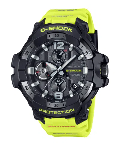 G-shock Men's Japanese Quartz Yellow Resin Watch, 54.7mm