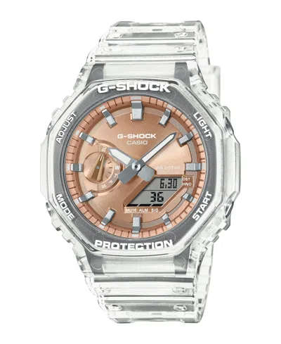 G-shock Men's Quartz Clear Resin Watch, 45.4mm