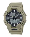 G-shock Men's Tan Resin Watch, 52.0mm In Tan