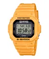 G-shock Men's Yellow Resin Surfrider Foundation Collaboration Watch, 43.2mm In Yellow
