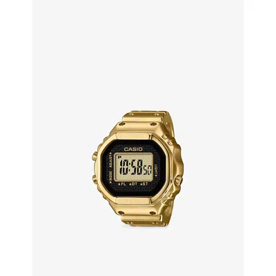 G-shock Mens Gold Crw-001g-9er Stainless-steel Quartz Ring Watch 25.2mm