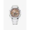 G-shock Mens Ga-2100bm-7a5er Resin Quartz Watch White In Silver