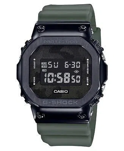 Pre-owned G-shock Metal Covered Watch Gm-5600b-3jf ​​men's In Khaki/black