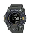G-shock Men's Digital Green Resin Watch, 52.7mm, Gw9500-3 In Green