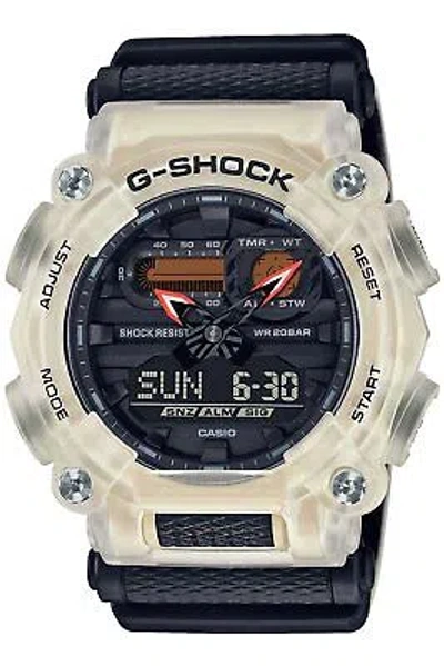 Pre-owned G-shock Watch  Ga-900ts-4ajf Men's Black In Limited Model / Beige X Orange