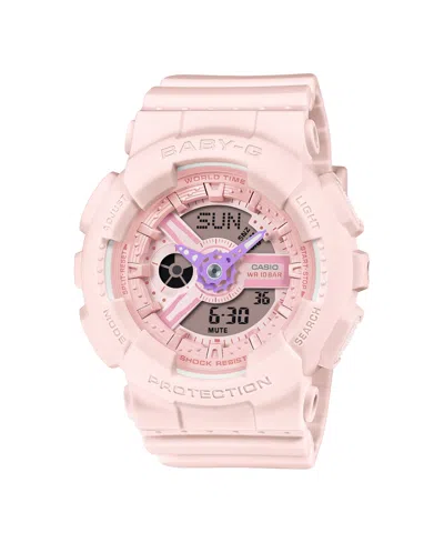 G-shock Women's Baby-g Pink Resin Watch, 43.4mm