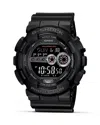 G-shock Men's Xl Digital Black Resin Strap Watch Gd100-1b In Black