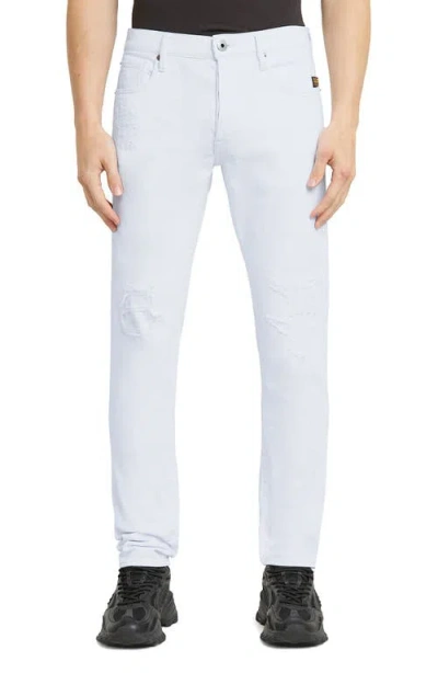 G-star 3301 Slim Fit Jeans In White