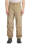 G-star 3d Relaxed Cotton Fatigue Pants In Gold