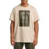 G-star Burger Box Rain Loose Organic Cotton Graphic T-shirt In Dk Brick