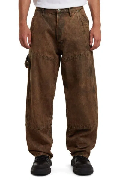 G-star Contor 3d Loose Carpenter Jeans In Brown