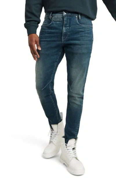 G-star D-staq 3d Slim Fit Jeans In Worn In Meadows