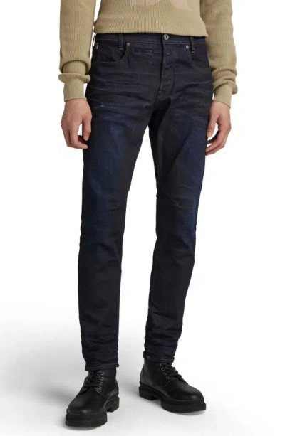 G-star D-staq Slim Fit Jeans In Dark Aged