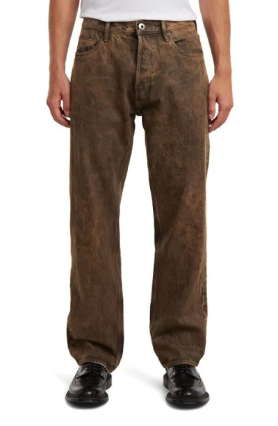 G-star Dakota Regular Straight Leg Jeans In Brown