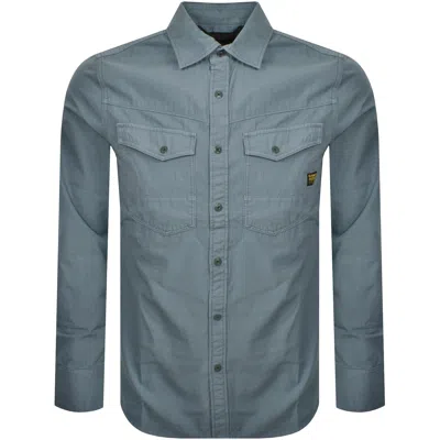 G-star Dakota Slim Shirt Blue