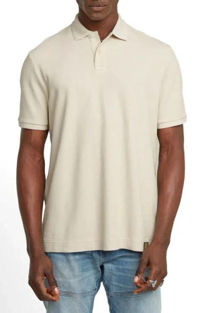 G-star Essential Organic Cotton Polo In Whitebait