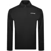 G-star G Star Half Zip Chequered Tweeter Sweatshirt Black In Black