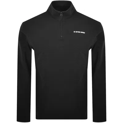 G-star G Star Half Zip Chequered Tweeter Sweatshirt Black