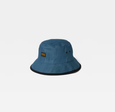 G-star Hat Man  D23090 D318 Denim Hat 001 Raw Denim In Blue