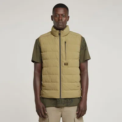 G-star Jackets And Jackets Man  D24277-d518 Liner Dress 6057 Green In Yellow