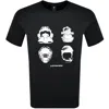 G-star Masks Graphic T Shirt Black In Black